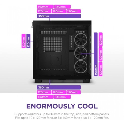 ΚΟΥΤΙ ΗΛΕΚΤΡΟΝΙΚΟΣ ΥΠΟΛΟΓΙΣΤΗΣ NZXT H9 ELITECM-H91EB-01 BLACK